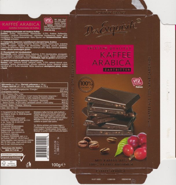 Exquisite 3 erlesene qualitat kaffee arabica zartbitter UTZ