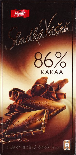Figaro Sladka Vasen 1 horka 86 kakaa 151 kcal_cr