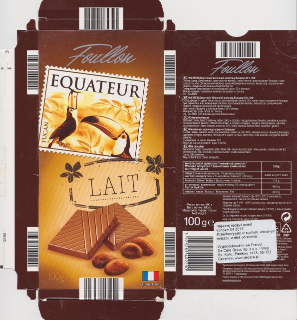 Foullon Equateur lait