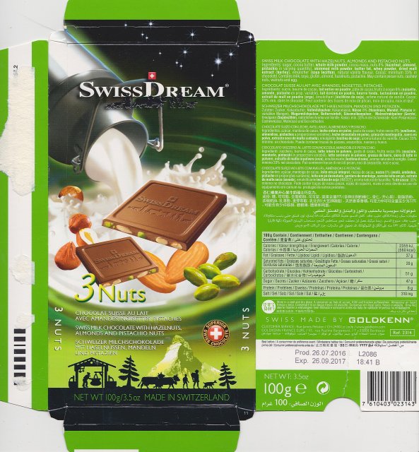 Goldkenn SwissDream 3nuts