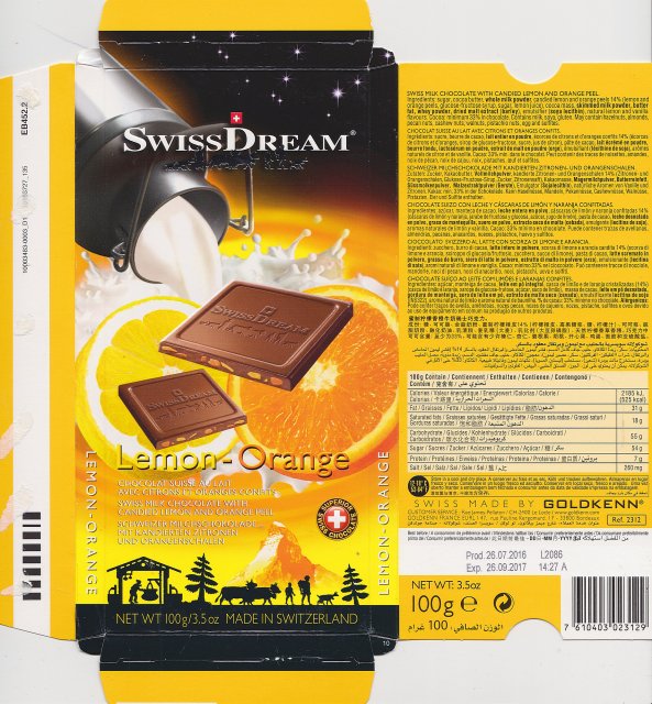 Goldkenn SwissDream Lemon Orange
