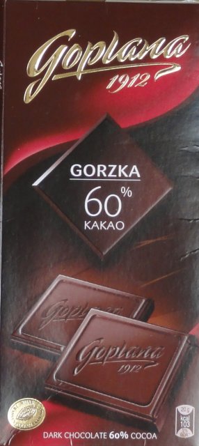 Goplana srednie kreska gorzka 60 kakao 103 kcal_cr