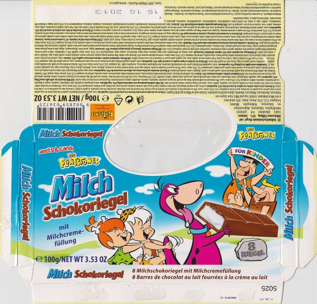 Gunz Milch Schokoriegel the Flintstones