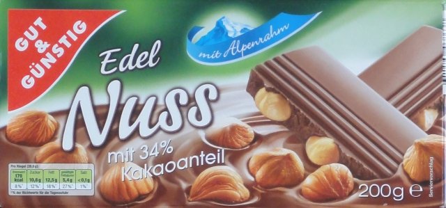 Gut&Gunstig Edel Nuss_cr