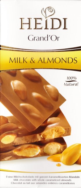 Heidi srednie GrandOr 1 milk & almonds 100%