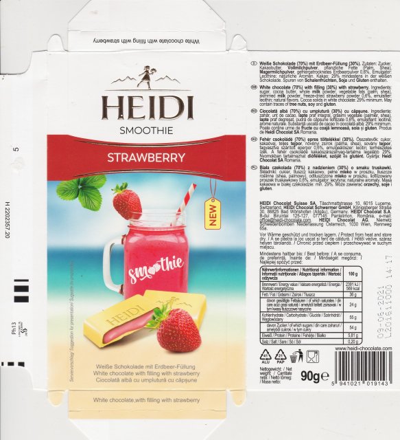 Heidi srednie Smoothie Strawberry