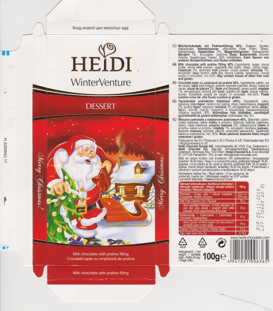 Heidi srednie WinterVenture Dessert