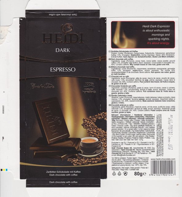 Heidi srednie dark 1 espresso 100 natural
