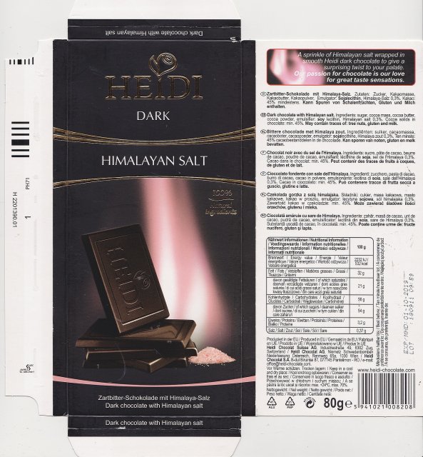 Heidi srednie dark Himalayan salt