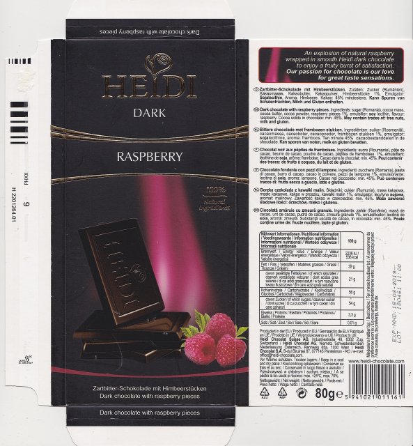 Heidi srednie dark Raspberry