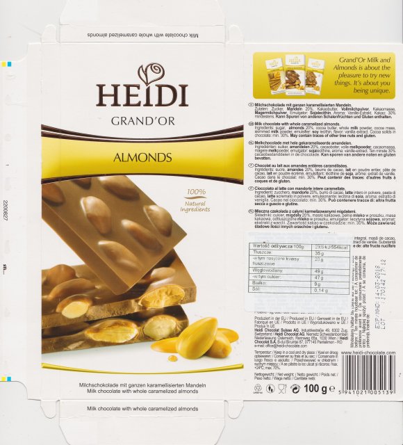 Heidi srednie grandOr 2 Almonds 100 natural
