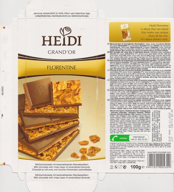 Heidi srednie grandOr 2 Florentine milchszokolade mit karamelisierterten
