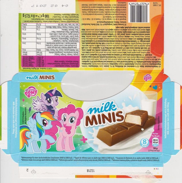 IFC DE milk minis my little pony 69kcal