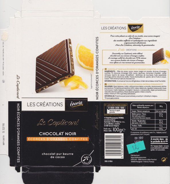 Ivoria les creations noir oranges