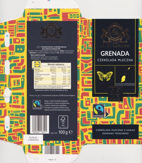 J D Gross z3 Grenada 46 mleczna