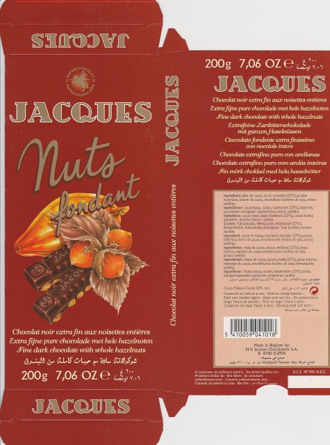 Jacques 0 Nuts fondant