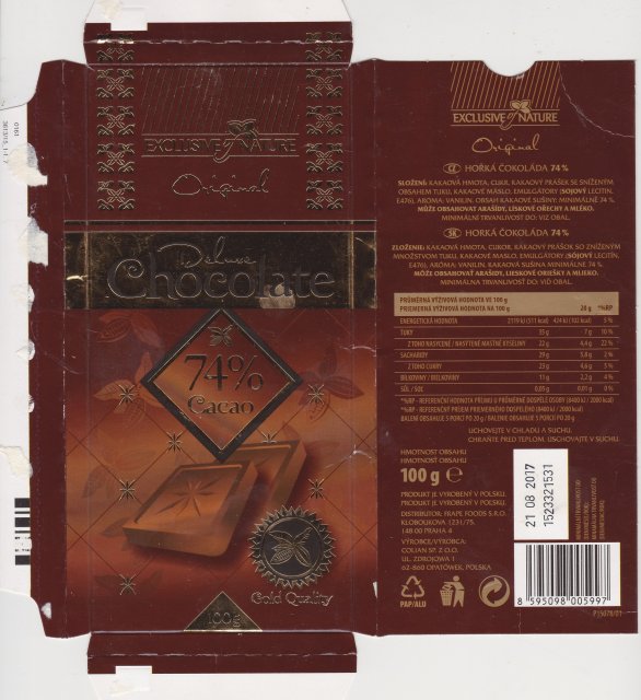 Jutrzenka Colian 74 cacao