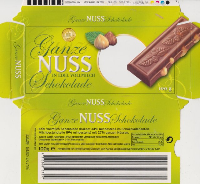 Karina male dla Netto ganze Nuss