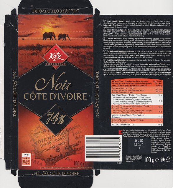 Katy 1 noir cote divoire 74 558kcal