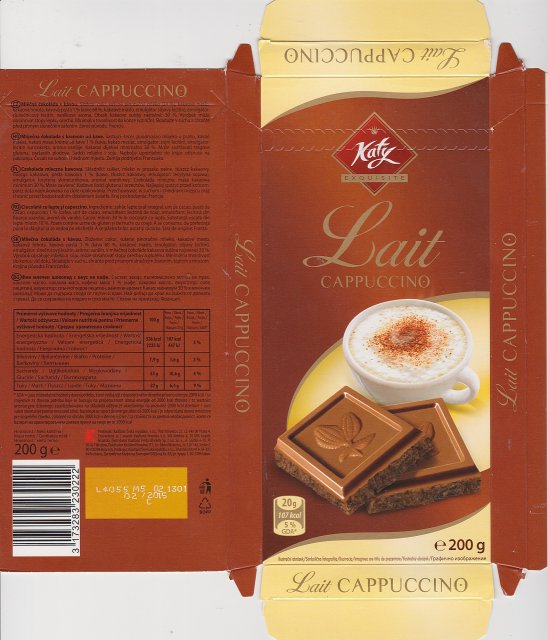 Katy 2 Lait cappuccino 107kcal