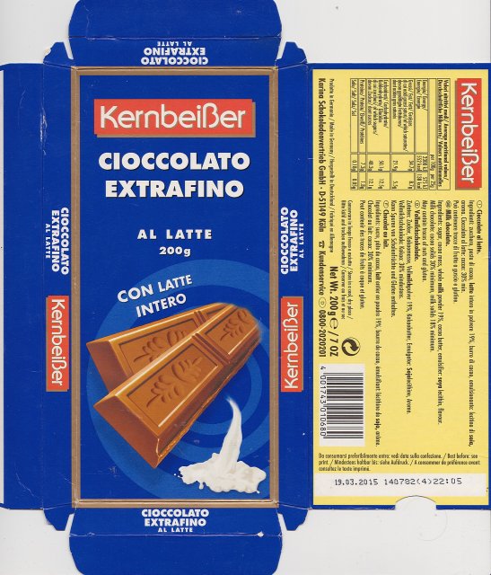 Kernbeisser srednie pion 0 cioccolato extrafino