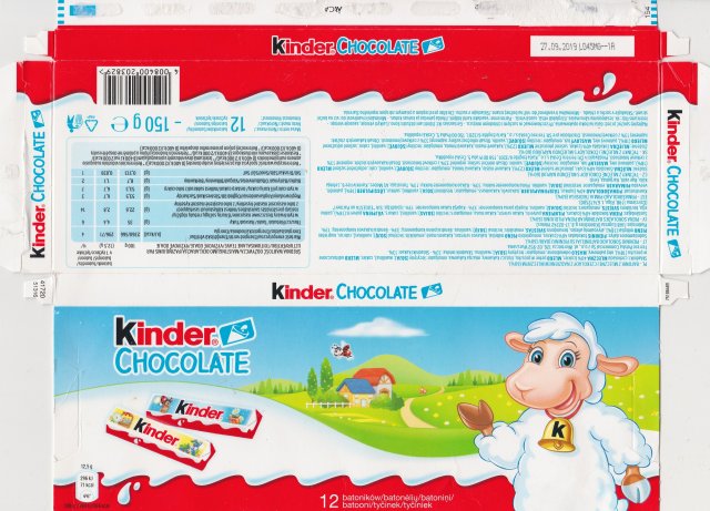 Kinder Chocolate duze wiosna owieczka