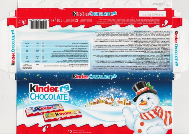 Kinder Chocolate duze zima baÅwan