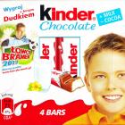 Kinder Chocolate kwadrat zolta lowcy bramek_cr