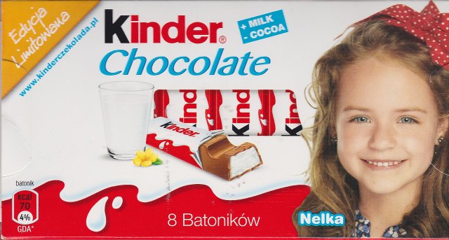 Kinder Chocolate prostokat EL Nelka