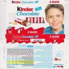 Kinder Chocolate prostokat niebieska milk cocoa 70kcal
