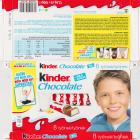 Kinder Chocolate prostokat niebieska milk cocoa 71kcal 8 tycinek kazde dite muze byt