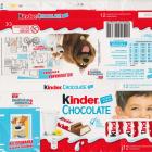 Kinder Chocolate prostokat oczy mleko kakao bez 71kcal kolorowanka zwierzakow