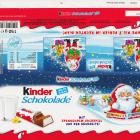 Kinder Schokolade duze zima mikolaj