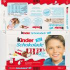 Kinder Schokolade prostokat niebieska milch kakao 71kcal ohne kunstliche