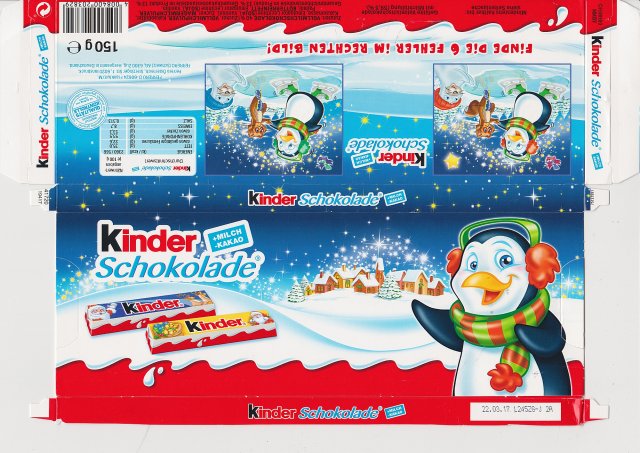Kinder Schokolade zima pingwin 2