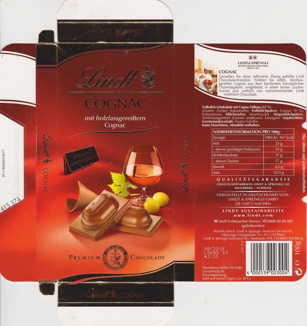 Lindt male pion 1 Cognac