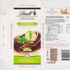 Lindt male pion creation sublime mint dark chocolate