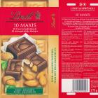 Lindt srednie 10 Maxis Noir Amandes