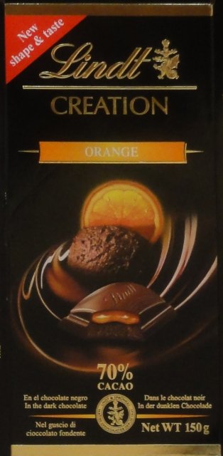 Lindt srednie czarne creation orange_cr