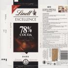 Lindt srednie excellence 0 78 cocoa dark new