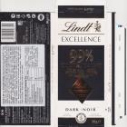 Lindt srednie excellence 0 99 cocoa cacao dark noir extra fine dark chocolate