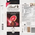 Lindt srednie excellence 1 Pink grapefruit intense noir nouveau