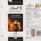 Lindt srednie excellence 1 caramel a la pointe de sel dark aux eclats de fins Caramels