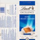 Lindt srednie excellence 1 extra creamy cremoso milk leche extra fine