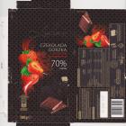 Luxima Premium 4 gorzka z granulatem truskawkowym 70 cocoa 107kcal utz