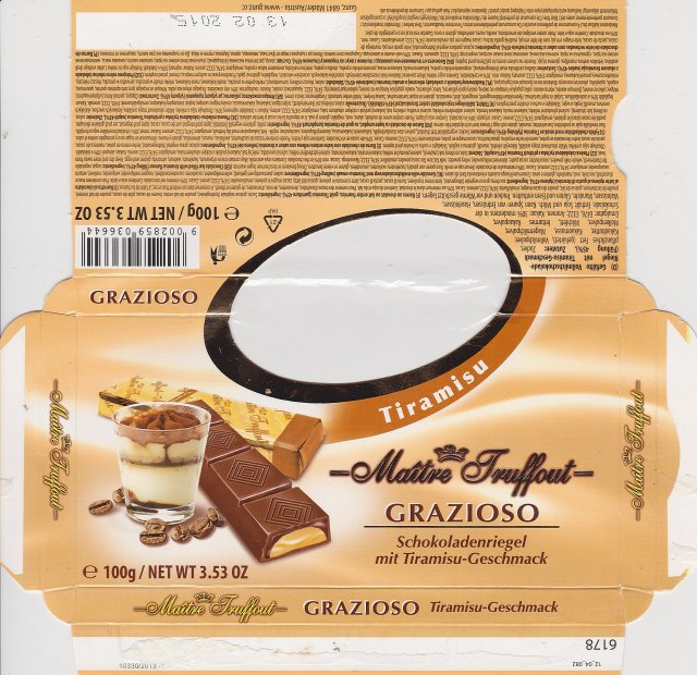 Maitre truffout poziom grazioso Tiramisu