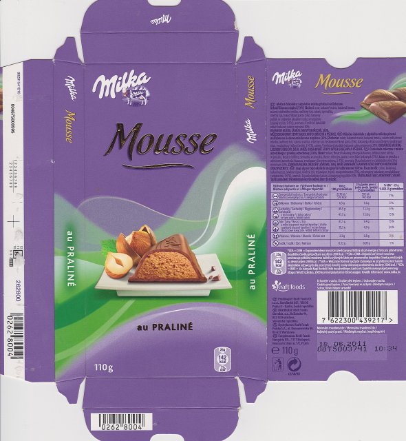 Milka male Mousse au Praline