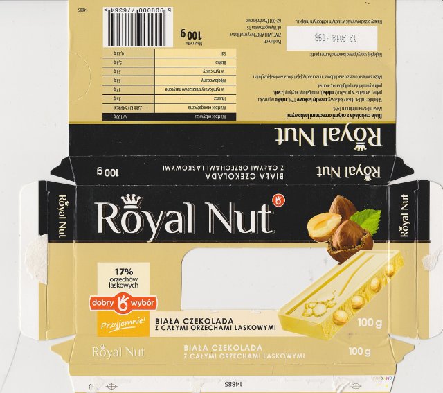 Millano Royal Nut biaÅa z caÅymi orzechami laskowymi dobry wybÃ³r