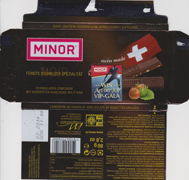 Minor mit gerosteten haselnuss-splittern feinste 2
