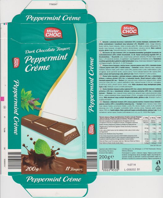 Mister Choc Peppermint Creme